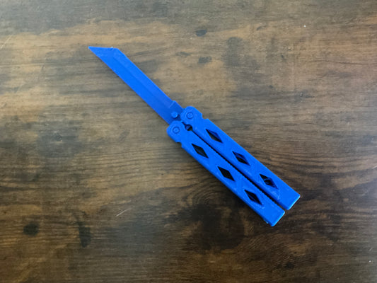 3-D printed butterfly knife